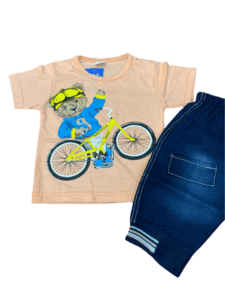 clothing, kids, t-shirt, butterfly, graphic, colorful, orange, blue, summer, casual